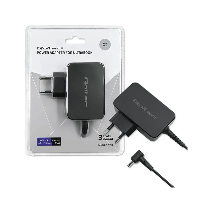 Zasilacz do ultrabooka Qoltec Asus 45W | 19V | 2.37A | | PartsPC.pl