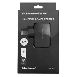 Zasilacz sieciowy Qoltec uniwersalny do laptopa 30W | 8 | PartsPC.pl