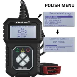 Tester cyfrowy Qoltec diagnostyczny ProLine | OBDII EOBD | PartsPC.pl