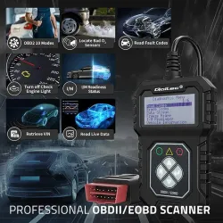 Tester cyfrowy Qoltec diagnostyczny ProLine | OBDII EOBD | PartsPC.pl