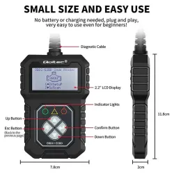 Tester cyfrowy Qoltec diagnostyczny ProLine | OBDII EOBD | PartsPC.pl