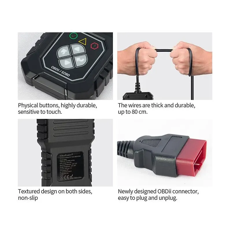 Tester cyfrowy Qoltec diagnostyczny ProLine | OBDII EOBD | PartsPC.pl