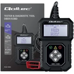 Tester cyfrowy Qoltec diagnostyczny ProLine | OBDII EOBD | PartsPC.pl