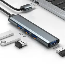 Hub Qoltec adapter USB 3.0 4w1 | 4x USB 3.0 | PartsPC.pl