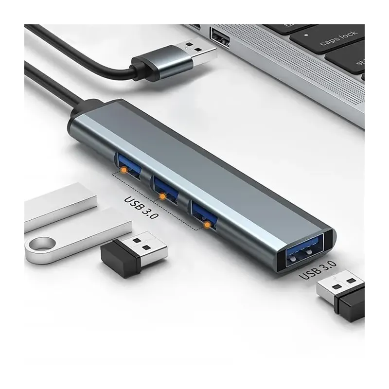 Hub Qoltec adapter USB 3.0 4w1 | 4x USB 3.0 | PartsPC.pl