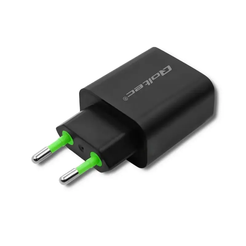 Ładowarka sieciowa Qoltec 18W | 5-12V | 1.5-3A | USB typ | PartsPC.pl