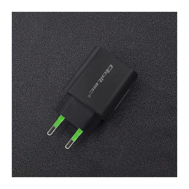 Ładowarka sieciowa Qoltec 18W | 5-12V | 1.5-3A | USB typ | PartsPC.pl