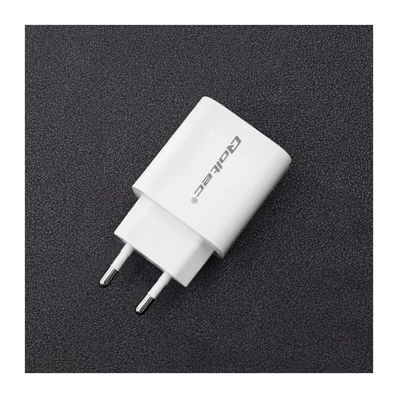 Ładowarka sieciowa Qoltec 18W | 5-12V | 1.5-3A | USB typ | PartsPC.pl