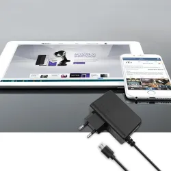 Ładowarka sieciowa Qoltec 15W | 5V | 3A | micro USB | PartsPC.pl