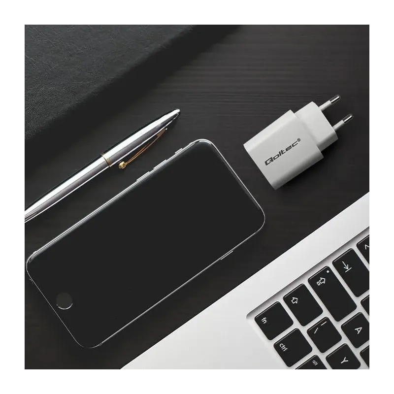 Ładowarka sieciowa Qoltec Super Quick PD | USB-C | 20W | | PartsPC.pl