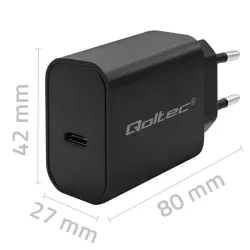 Ładowarka sieciowa Qoltec Super Quick PD | USB-C | 20W | | PartsPC.pl