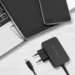 Ładowarka sieciowa Qoltec GaN POWER PRO | 1xUSB-C | 45W | PartsPC.pl