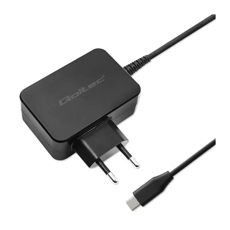 Ładowarka sieciowa Qoltec GaN POWER PRO | 1xUSB-C | 65W | PartsPC.pl