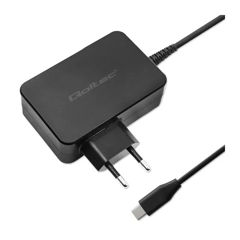 Ładowarka sieciowa Qoltec GaN POWER PRO | 1xUSB-C | 90W | PartsPC.pl