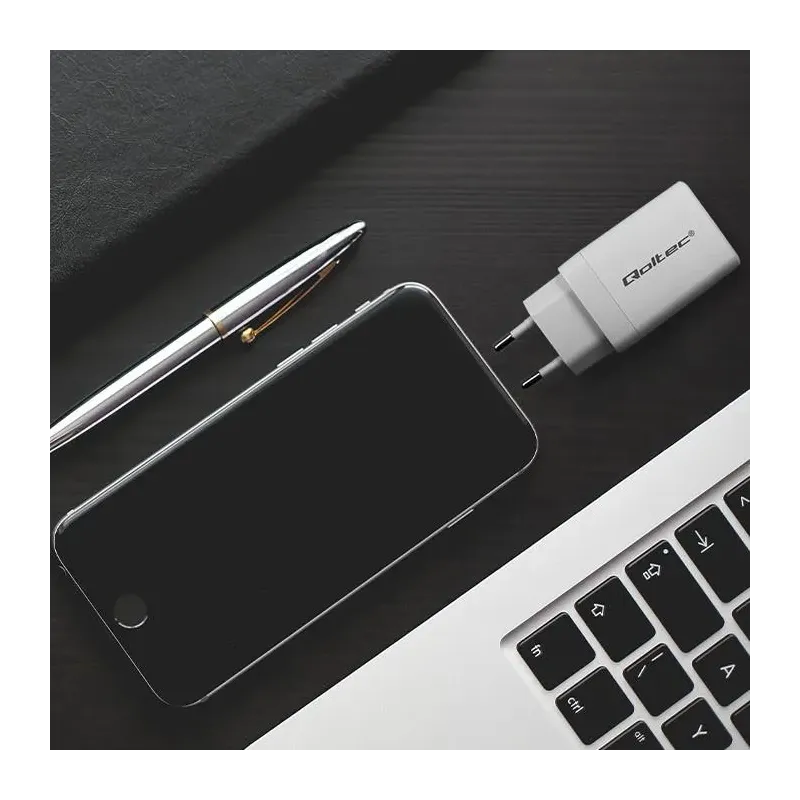 Ładowarka sieciowa Qoltec 65W GaN | 5-20V | 3-3.35A | | PartsPC.pl