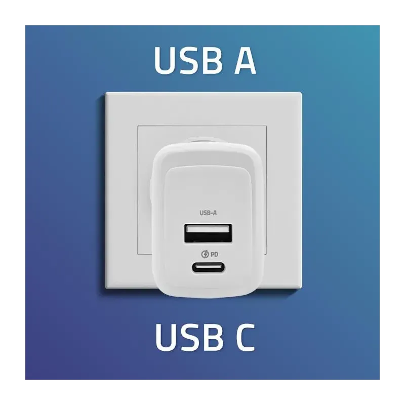 Ładowarka sieciowa Qoltec 45W GaN | 5-20V | 1.5-3A | | PartsPC.pl