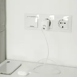 Ładowarka sieciowa Qoltec 45W GaN | 5-20V | 1.5-3A | | PartsPC.pl