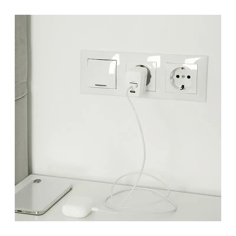 Ładowarka sieciowa Qoltec 45W GaN | 5-20V | 1.5-3A | | PartsPC.pl