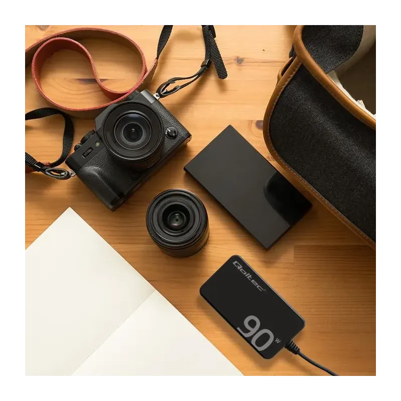 Ładowarka sieciowa Qoltec 90W GaN Super Fast SLIM | PD | | PartsPC.pl