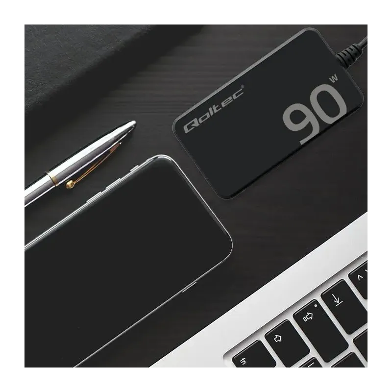 Ładowarka sieciowa Qoltec 90W GaN Super Fast SLIM | PD | | PartsPC.pl