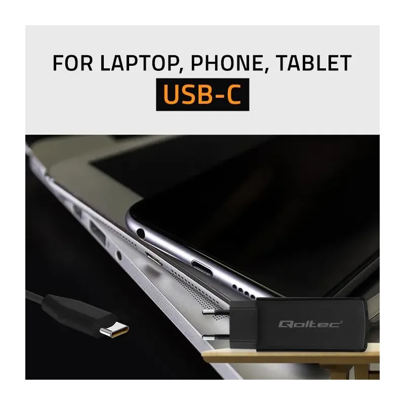 Ładowarka sieciowa Qoltec 90W GaN Super Fast | 5-20V | | PartsPC.pl