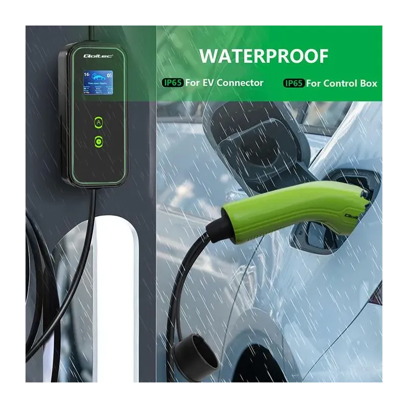 Ładowarka Qoltec do samochodu elektrycznego EV 2 w 1 | PartsPC.pl