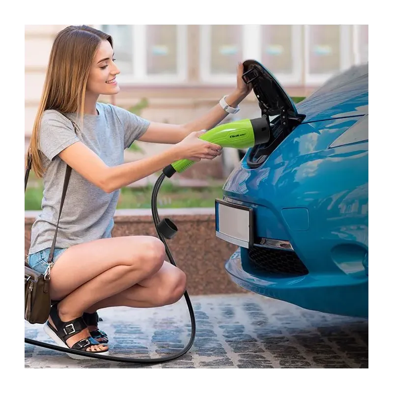 Ładowarka Qoltec do samochodu elektrycznego EV 2 w 1 | PartsPC.pl