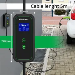 Ładowarka Qoltec do samochodu elektrycznego EV 2 w 1 | PartsPC.pl