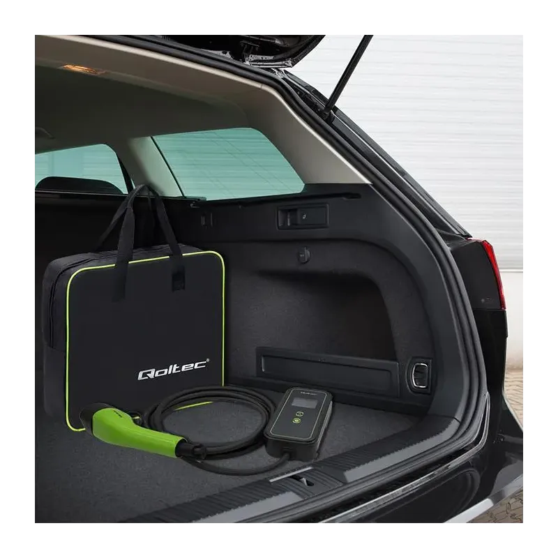 Ładowarka Qoltec do samochodu elektrycznego EV 2 w 1 | PartsPC.pl