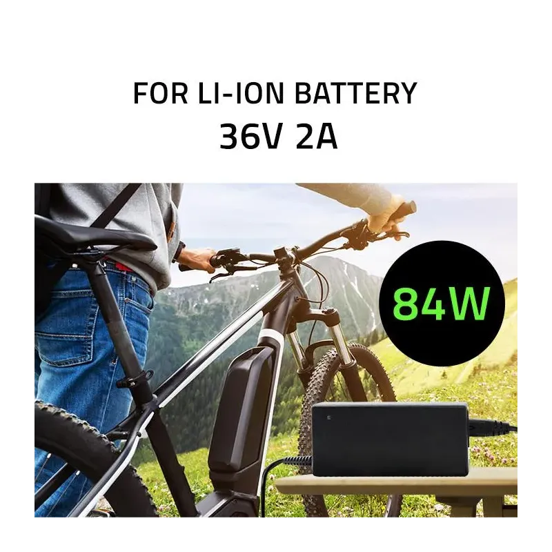 Ładowarka Qoltec do baterii roweru elektrycznego 36V | | PartsPC.pl