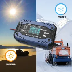 Ładowarka inteligentna Qoltec do akumulatora STD AGM GEL | PartsPC.pl