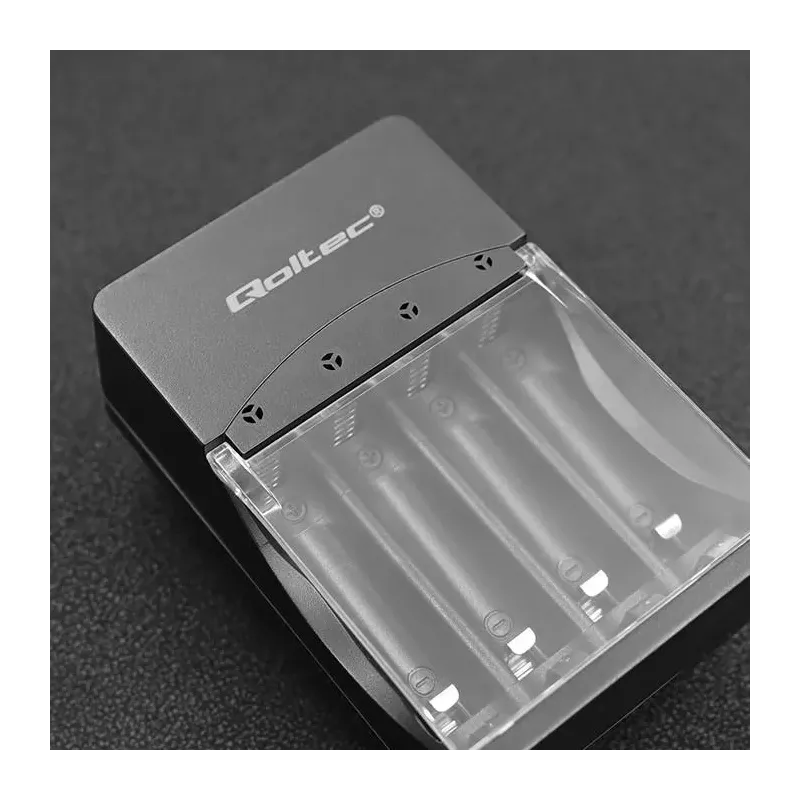 Ładowarka Qoltec do akumulatorków Ni-MH typu R03 AAA R6 | PartsPC.pl