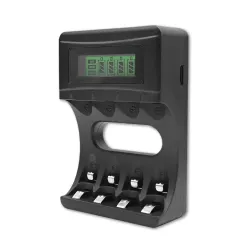 Ładowarka Qoltec do akumulatorków Ni-MH typu R03 AAA R6 | PartsPC.pl