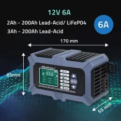 Ładowarka mikroprocesorowa Qoltec z testerem baterii i | PartsPC.pl