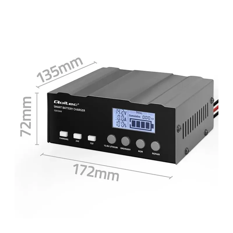 Ładowarka inteligentna Qoltec mikroprocesorowa 12V | | PartsPC.pl