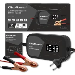 Ładowarka inteligentna Qoltec mikroprocesorowa 12V | 2A | PartsPC.pl
