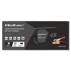 Ładowarka inteligentna Qoltec mikroprocesorowa 12V | 2A | PartsPC.pl