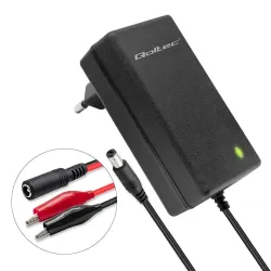 Ładowarka do akumulatora Qoltec AGM GEL STD 6V 12V | | PartsPC.pl