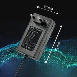 Ładowarka do akumulatora Qoltec AGM GEL STD 6V 12V | | PartsPC.pl