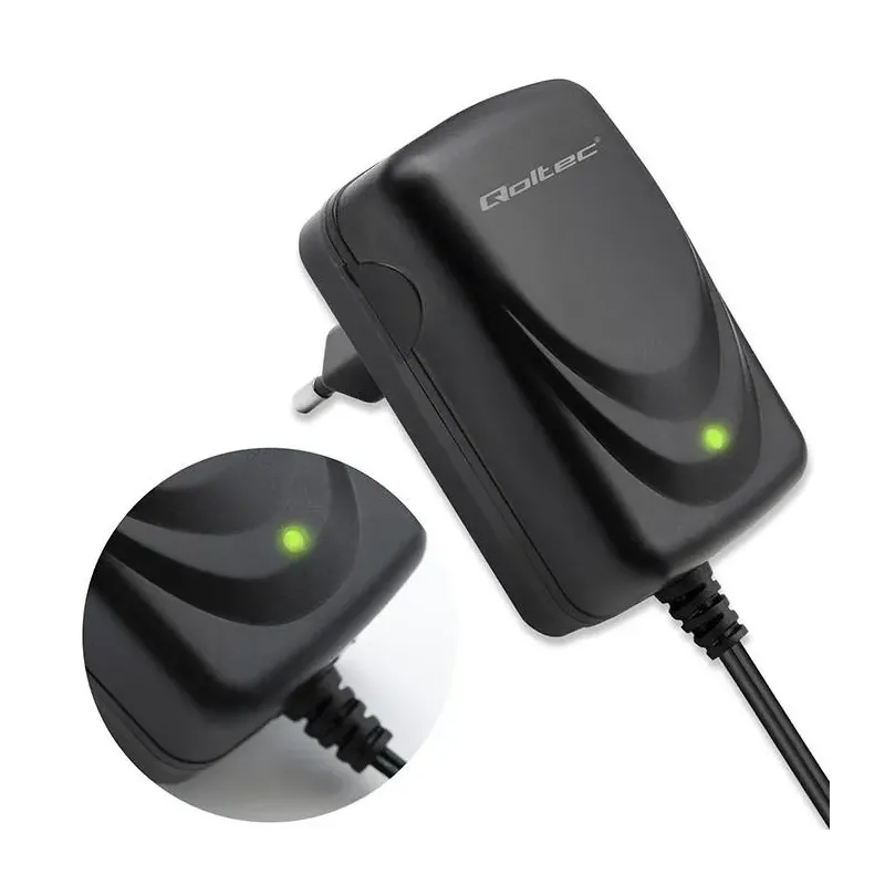 Ładowarka do akumulatora Qoltec AGM GEL STD 12V | 1A | | PartsPC.pl