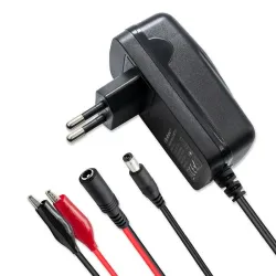 Ładowarka do akumulatora Qoltec AGM GEL STD 12V | 1A | | PartsPC.pl