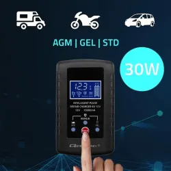 Ładowarka do akumulatora Qoltec AGM GEL STD 6V/12V | 2A | PartsPC.pl