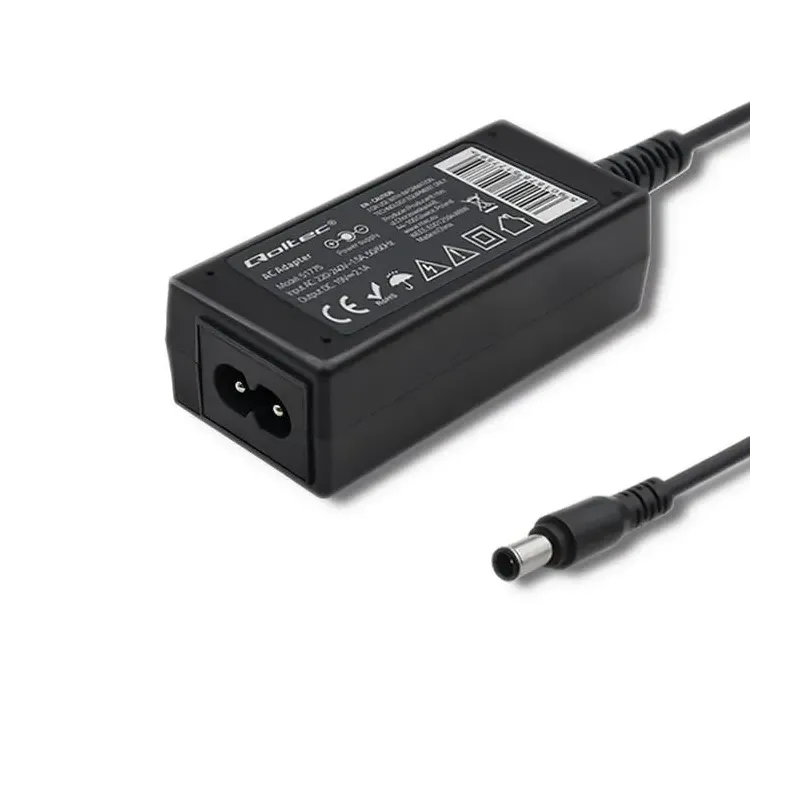 Zasilacz sieciowy Qoltec do monitora LG 40W | 19V | 2.1A | PartsPC.pl