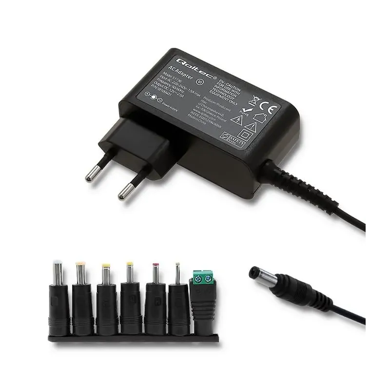 Zasilacz uniwersalny Qoltec sieciowy 30W | 12V | 2.5A | | PartsPC.pl