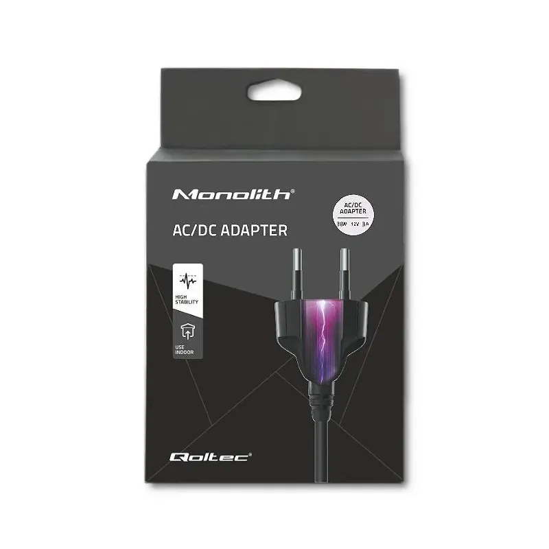 Zasilacz sieciowy Qoltec desktopowy 36W | 12V | 3A | | PartsPC.pl