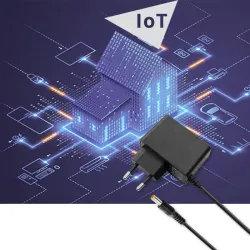 Zasilacz sieciowy Qoltec wtyczkowy 12W | 12V | 1A | | PartsPC.pl