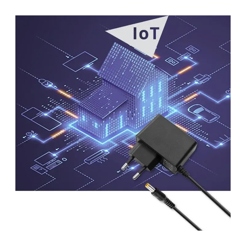 Zasilacz sieciowy Qoltec wtyczkowy 9W | 9V | 1A | 5.5*2.5 | PartsPC.pl