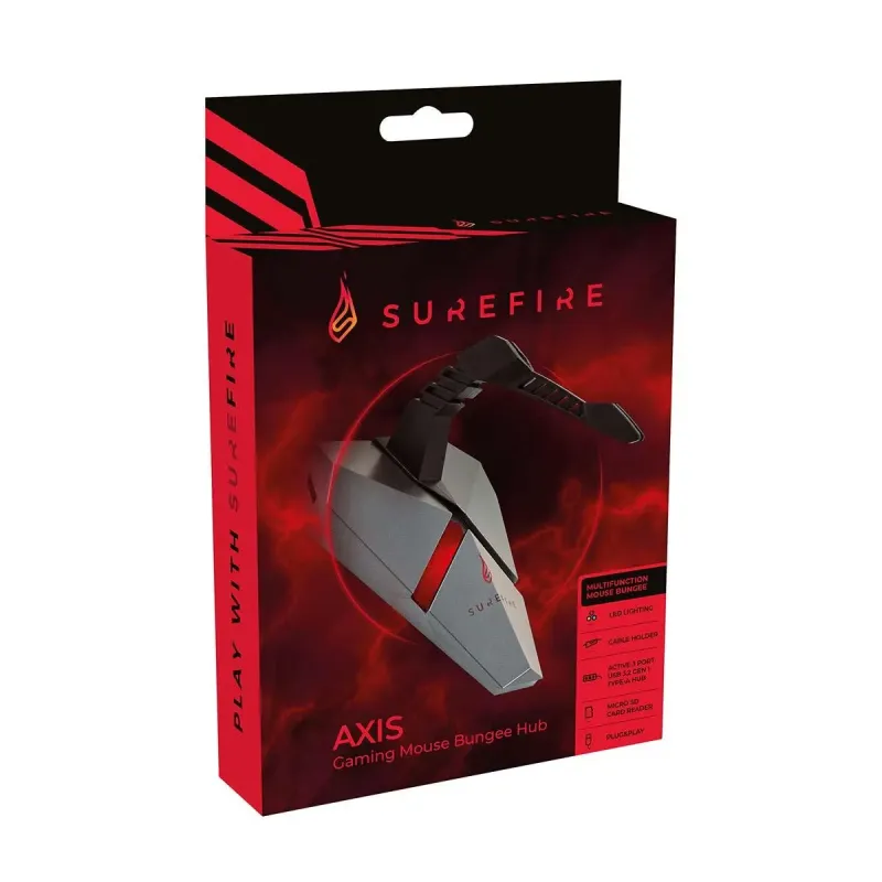 Uchwyt do kabla myszki SureFire Axis Bungee HUB USB | PartsPC.pl