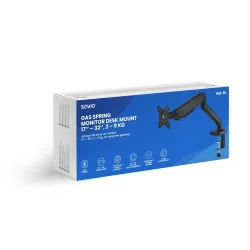 Uchwyt biurkowy na monitor SAVIO UM-01, 17’’ – 32’’, 2 – | PartsPC.pl