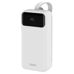Powerbank Savio BA-11 30000mAh biały - Powerbanki | PartsPC.pl
